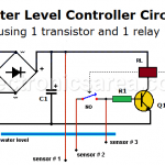 Water Level Controller Circuit using Transistor and Relay